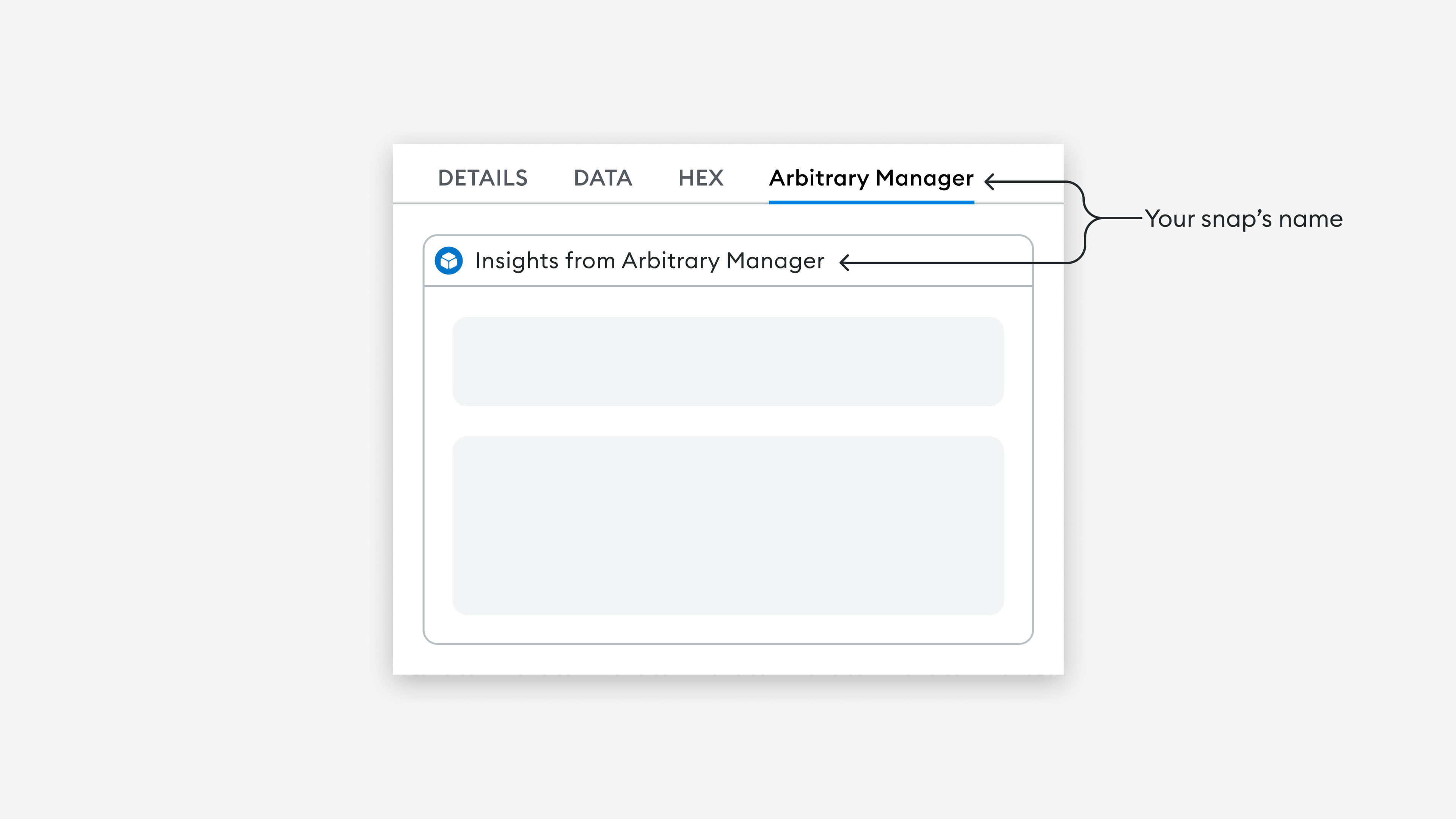 How your Snap's name is displayed during transaction insights